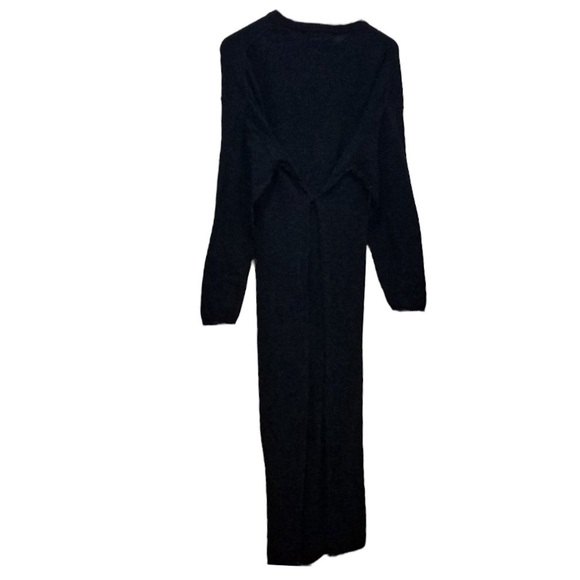 Zara Wool Blend Multi-Positional Button Knit Midi Dress - Picture 10 of 10